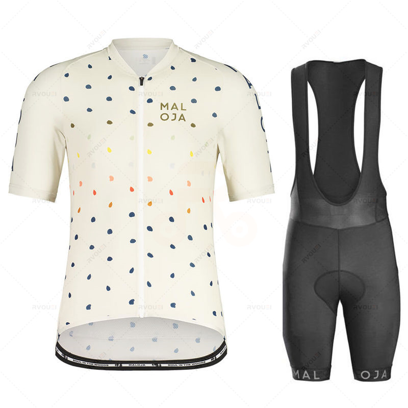 Mountain Biking Shorts - Maloja 사이클링 저지 의류 세트, 턱받이