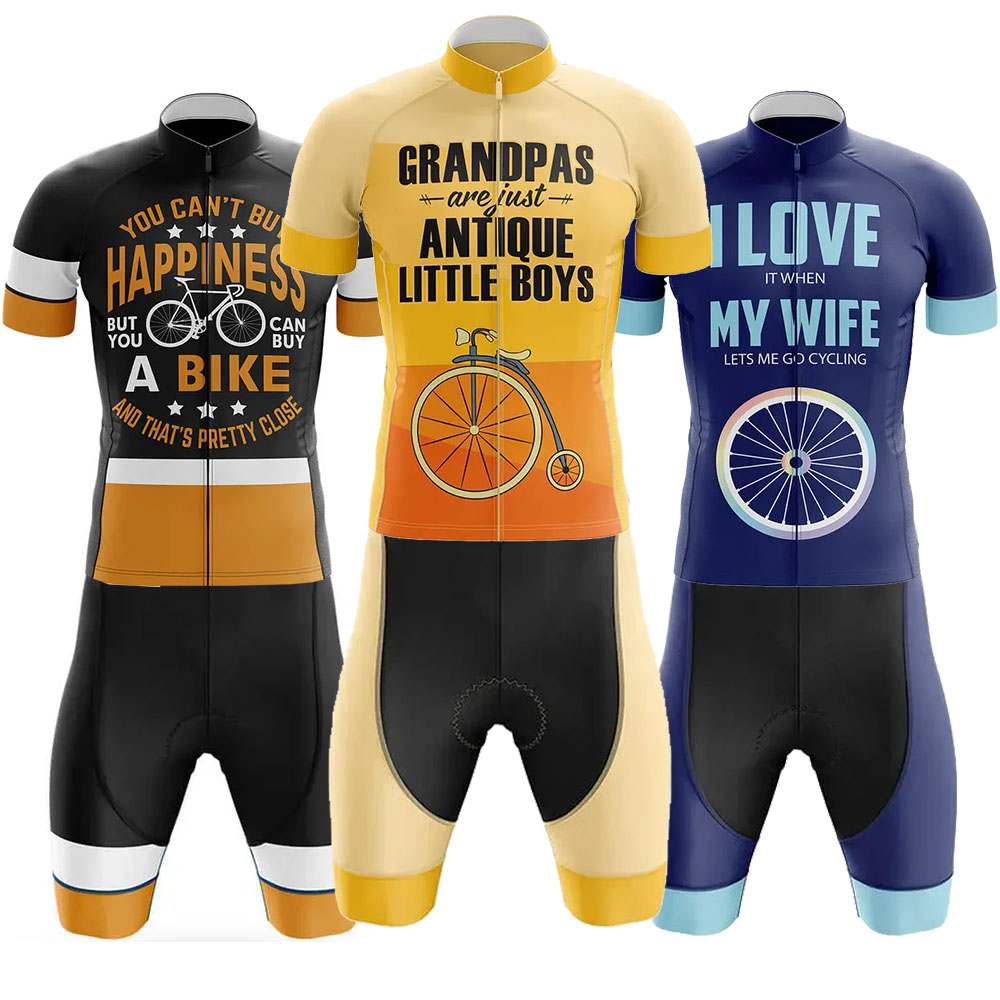 Mountain Biking Outfit - 할아버지 사이클링 의류 유니폼 저지 키트