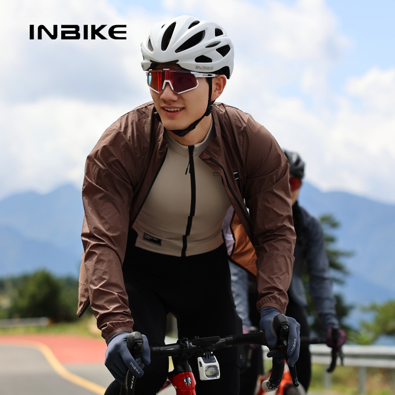 Mountain Biking Rain Jacket - INBIKE 남성용 긴팔 바람막이 MTB 사이클링