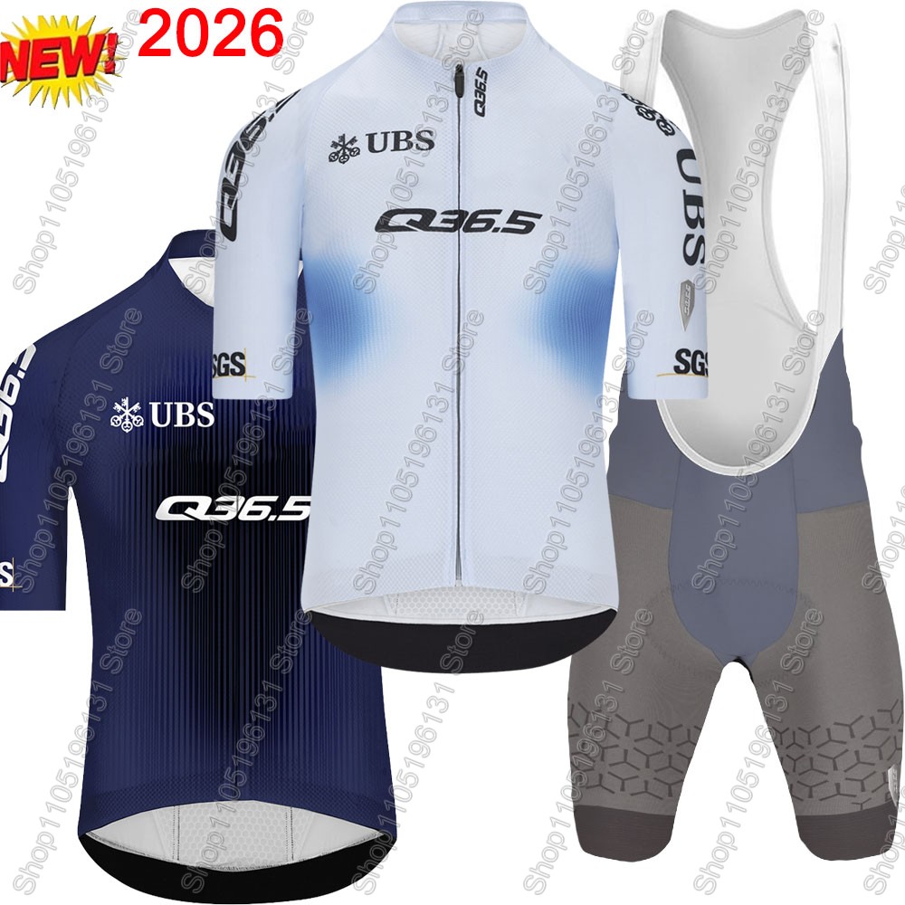 Mountain Biking Shirts - Q36.5 팀 2026 사이클링 저지 세트