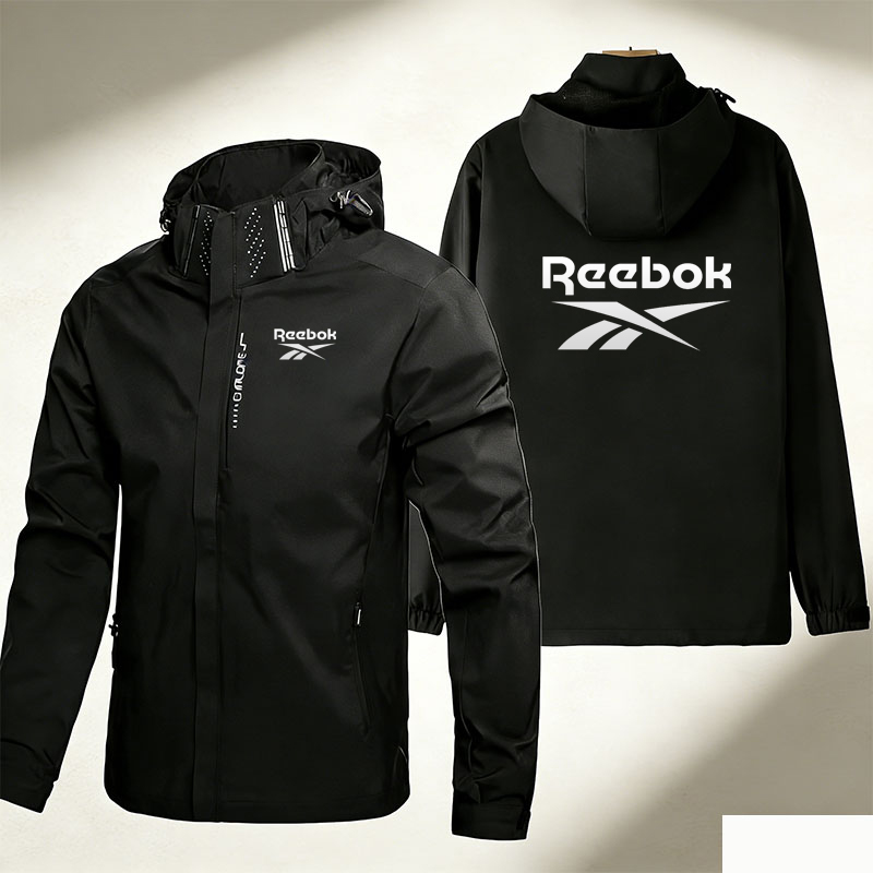 Mountain Biking Rain Jacket - 리복 로고 남성용 방수 사이클링 재킷