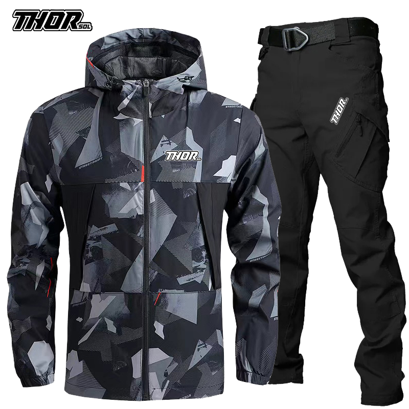 THORSOL 남자 사이클링 저지 세트 가을 산악 자전 - Mountain Biking Outfit 리뷰 및 가격