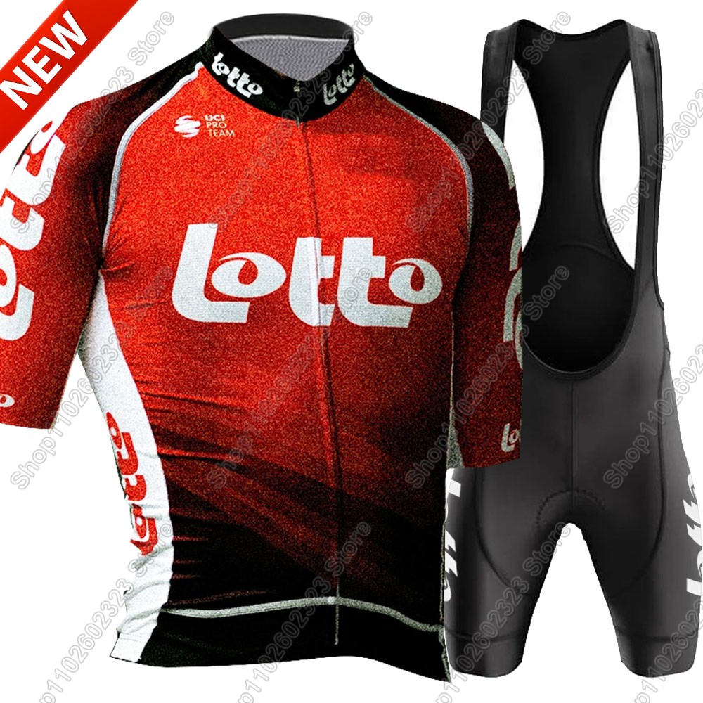 2025 로또 팀 사이클링 저지 세트 여름 벨기에 의류 - Mountain Biking Shirts 리뷰 및 가격