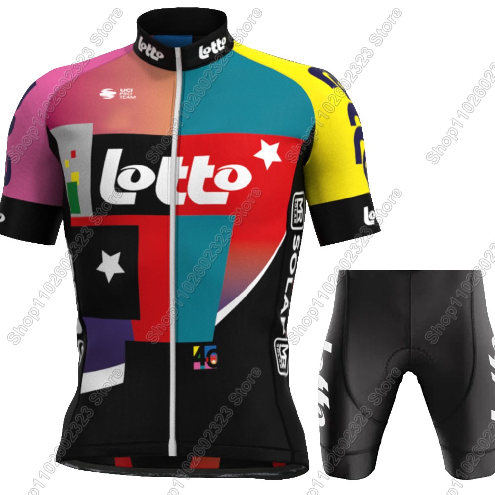 2025 로또 팀 사이클링 저지 세트 여름 벨기에 의류 - Mountain Biking Shirts 리뷰 및 가격