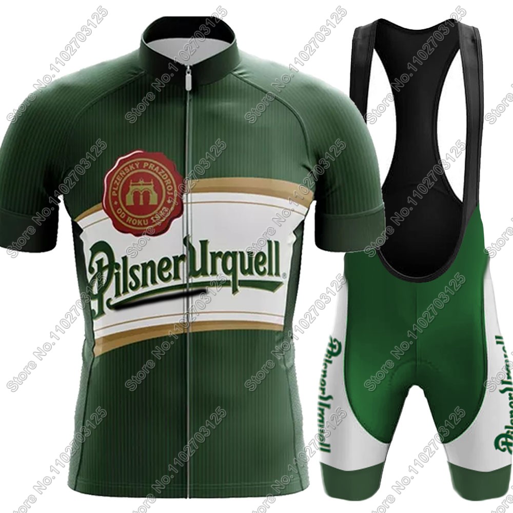 2025 음료 맥주 사이클링 저지 세트 여름 체코 긴  - Mountain Biking Shirts 리뷰 및 가격