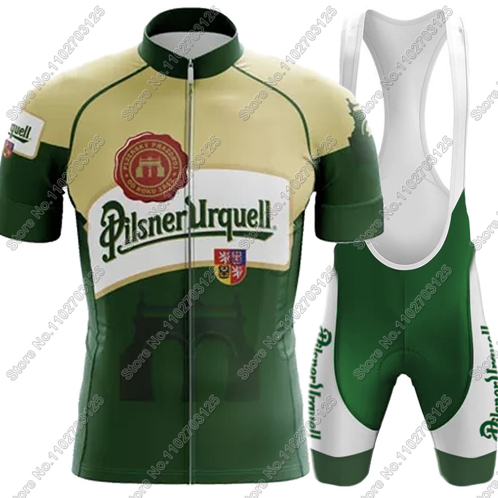 2025 음료 맥주 사이클링 저지 세트 여름 체코 긴  - Mountain Biking Shirts 리뷰 및 가격