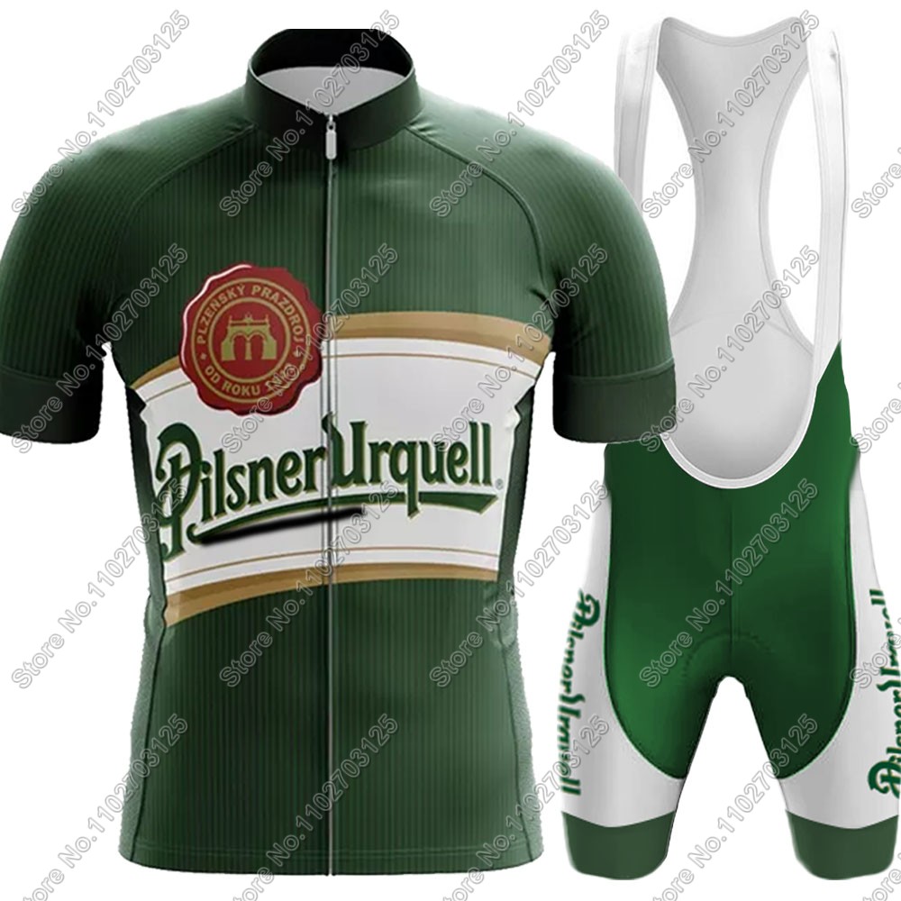 2025 음료 맥주 사이클링 저지 세트 여름 체코 긴  - Mountain Biking Shirts 리뷰 및 가격