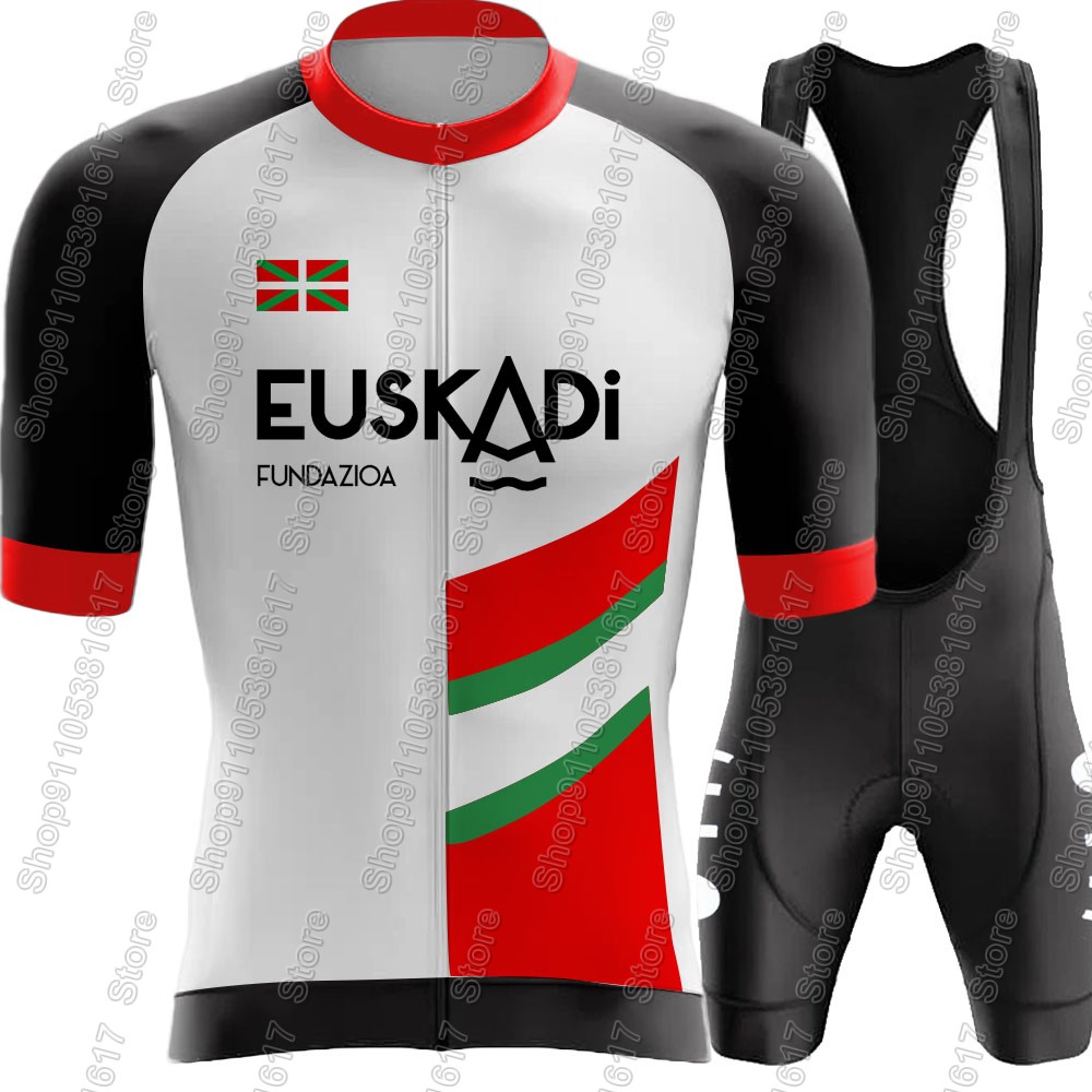 Euskadi 팀 사이클링 저지 2026 세트 여름 스 - Mountain Biking Shirts 리뷰 및 가격
