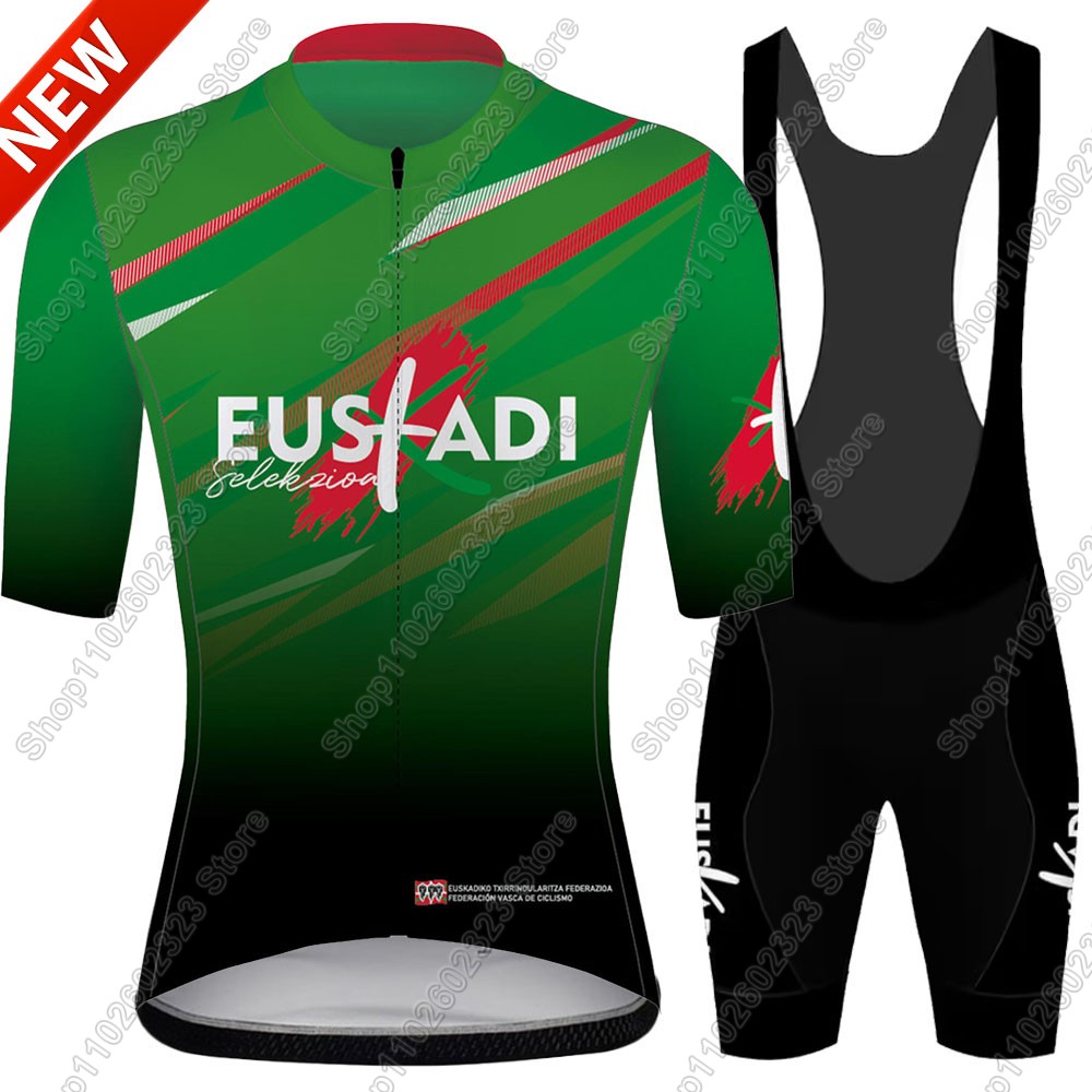 Euskadi 팀 사이클링 저지 2026 세트 여름 스 - Mountain Biking Shirts 리뷰 및 가격