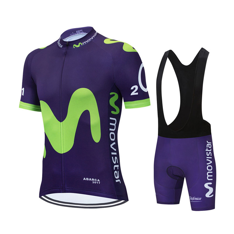 Movistar-신제품 팀 사이클링 저지 세트 MTB  - Mountain Biking Shorts 리뷰 및 가격