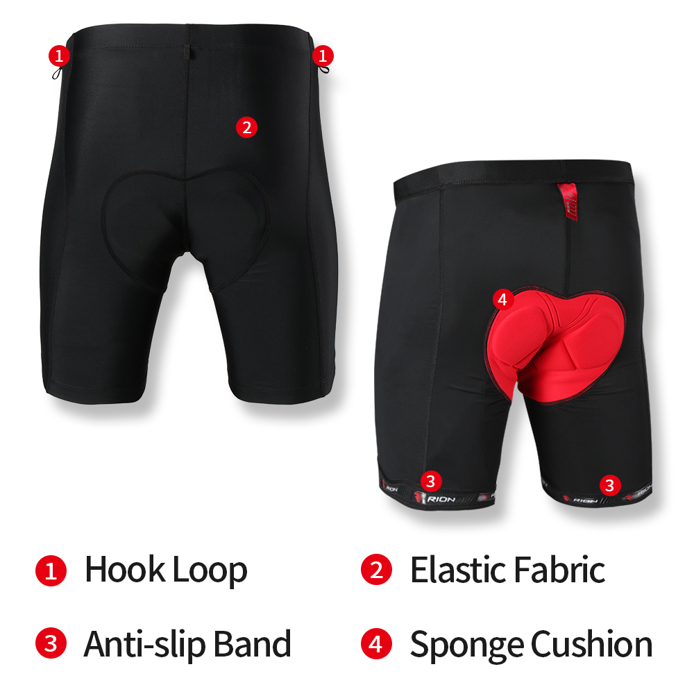 RION 남성용 사이클링 반바지 탈착식 패딩 속옷 MT - Mountain Biking Outfit 리뷰 및 가격