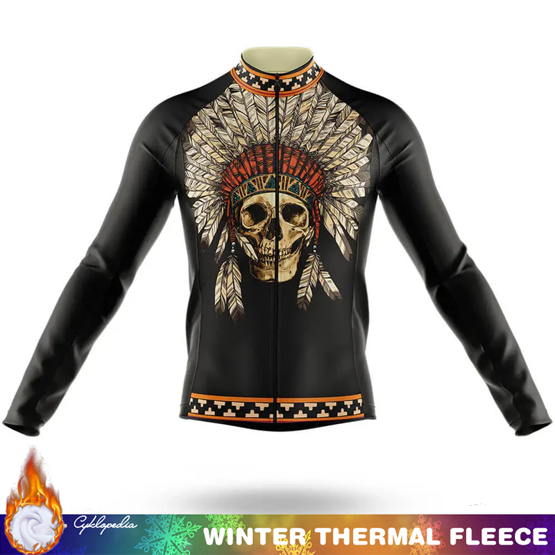 산악 자전거 플리스 저지 사이클링 스컬 남성 의류 겨울 - Mountain Biking Outfit 리뷰 및 가격