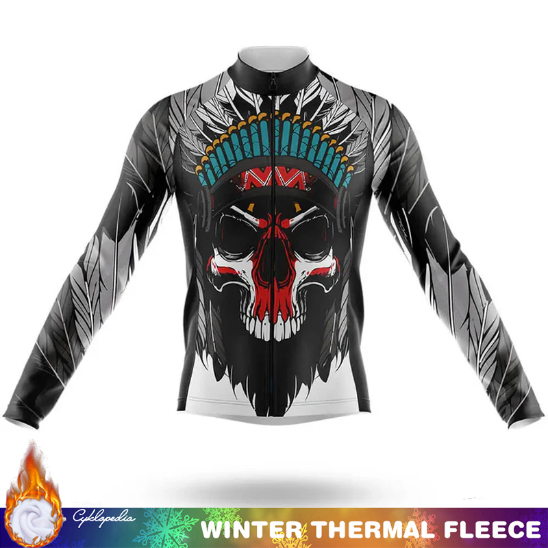 산악 자전거 플리스 저지 사이클링 스컬 남성 의류 겨울 - Mountain Biking Outfit 리뷰 및 가격