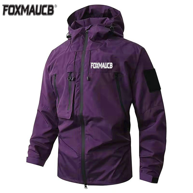 FOXMAUCB 사이클링 레인 자켓 남성용 방수 후드  - Mountain Biking Rain Jacket 리뷰 및 가격