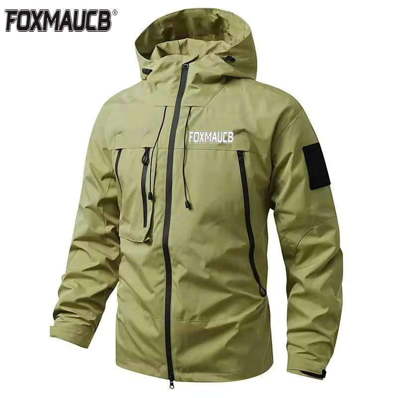 FOXMAUCB 사이클링 레인 자켓 남성용 방수 후드  - Mountain Biking Rain Jacket 리뷰 및 가격