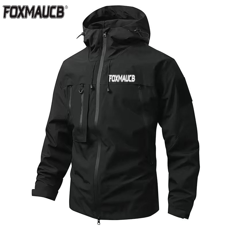 FOXMAUCB 사이클링 레인 자켓 남성용 방수 후드  - Mountain Biking Rain Jacket 리뷰 및 가격